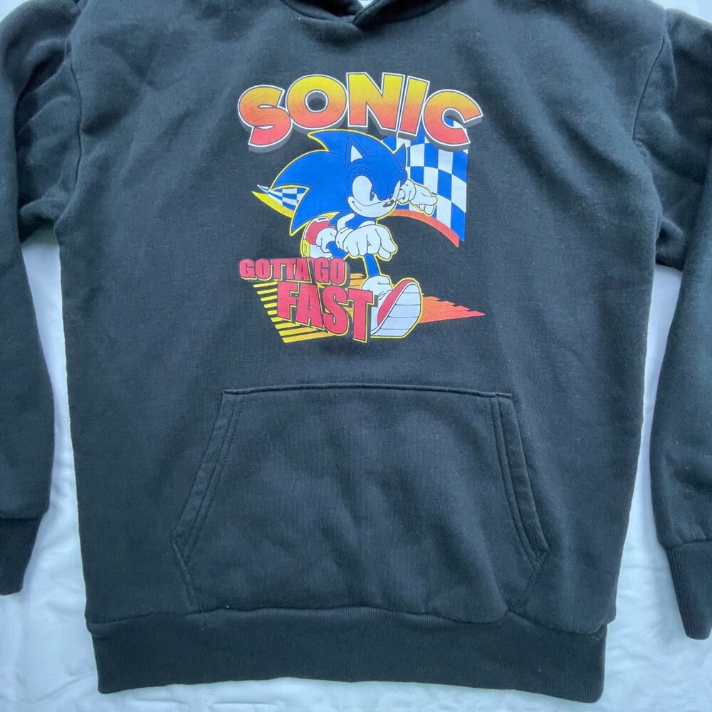 Old Navy Sonic Boy's Hoodie Size XL(14-16) - Picture 3 of 9